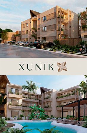 Departamentos sobre planos, en preventa, en construcción y terminados para la venta en Tulum - Tulum