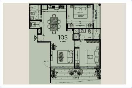 Imagen de Condo 2 Habitaciones - Xunik