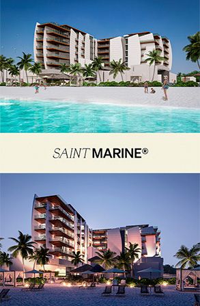Desarrollos inmobiliarios sobre planos, en preventa, en construcción y terminados para la venta en Playa del Carmen - Playa del Carmen