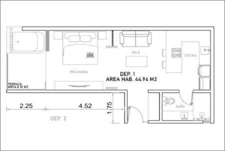 Render de Suite 01 - Estudio - Elysium Imagen de Suite 01 - Estudio - Elysium