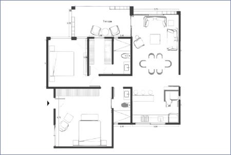 Imagen de C1 Interior Garden-C2 Interior 1N - Elenia