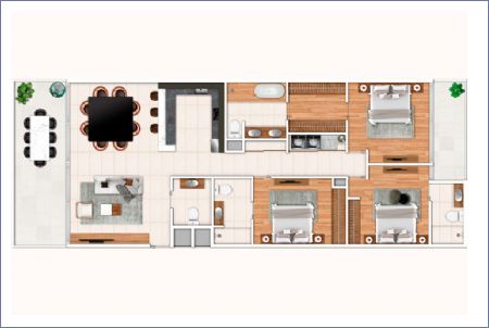Imagen de Three Bedroom - Macondo Playacar