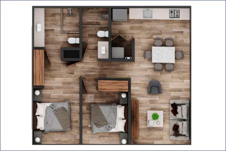 Imagen de Dep- 2 bd Tipo C1 - Sensai