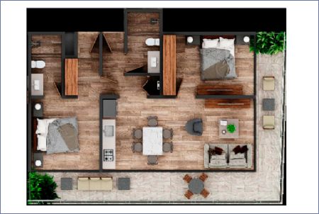 Imagen de Departamento Tipo D - Sensai