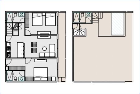 Imagen de Coati Departamento 2 Recámara PH - Urban Towers