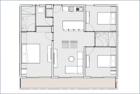 Imagen de Maax Departamento 3 Recámara - Urban Towers
