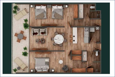 Imagen de Tipo C - The Leaf Condos