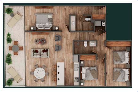 Imagen de Tipo D - The Leaf Condos