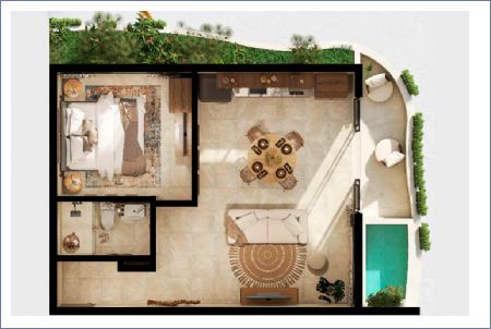 Imagen de Departamentos de 1 Recámara - AUREA