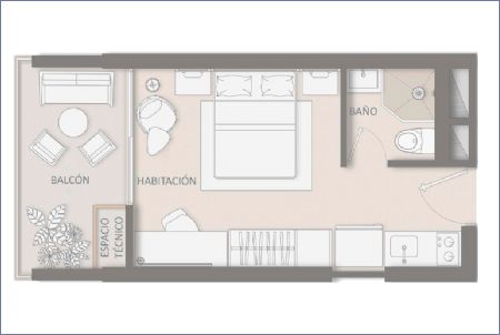 Imagen de APARTA SUITE TIPO A - Dunna