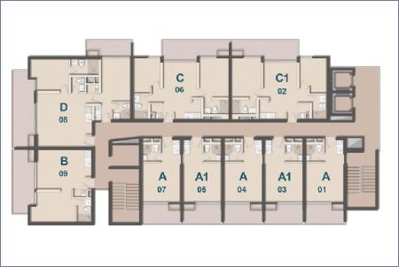 Imagen de PLANTA TIPO 3 A 16 - Dunna