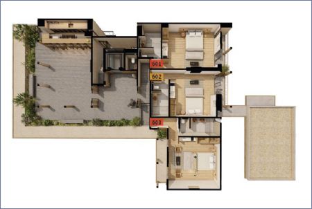 Imagen de Planta Piso 6 - Casa Jalapa