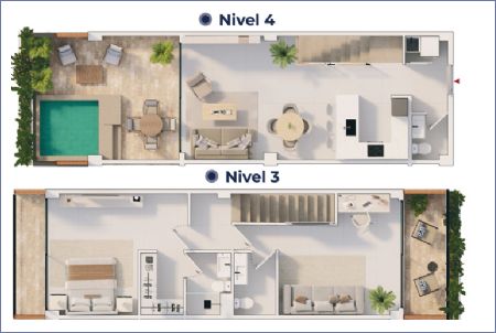 Imagen de Planta Tipo B - Niveles 3-4 - Galia
