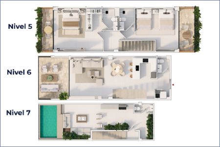 Imagen de Planta Tipo C - Niveles 5-6-7 - Galia