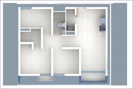 Imagen de Planta 58 m2 - Como se entrega - Lotus