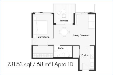 Imagen de Apartamento 1D - Oasis Bay