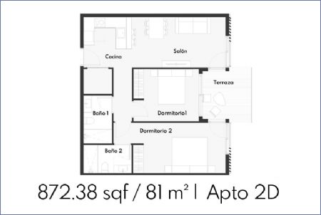 Imagen de Apartamento 2D - Oasis Bay