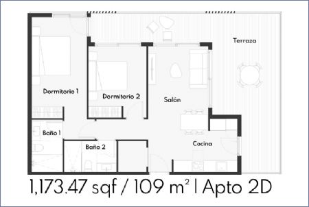 Imagen de Apartamento 2D - Oasis Bay