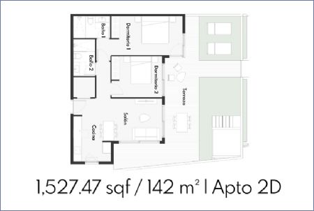 Imagen de Apartamento 2D - Oasis Bay