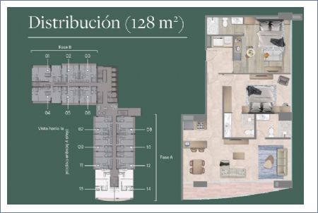Imagen de Residencia 2 : Alcobas 2 - Area: 128 m2 - Westin Residences