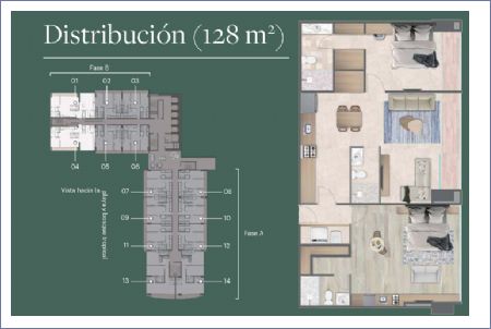Imagen de Residencia 3 : Alcobas 2 - Area: 128 m2 - Westin Residences