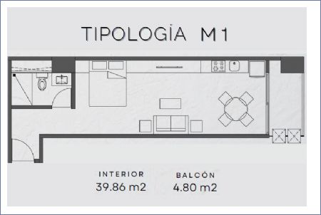 Imagen de Tipologia M1: Niveles 2 - 7 - Lirio Reforma