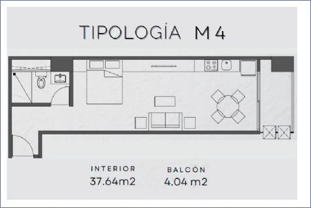 Imagen de Tipologia M4: Niveles 9 - 21 - Lirio Reforma