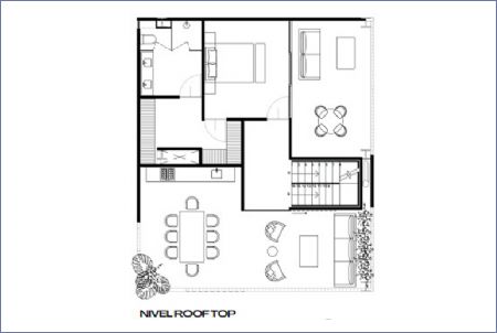 Imagen de Tipo 04: PH - 153.62 m2 - 2 habs -2 baños - Vertice