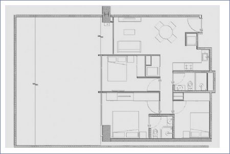 Imagen de Tipo AG: 143.79 m2 - 3 habs - 2 baños - Orquídea Coyoacán