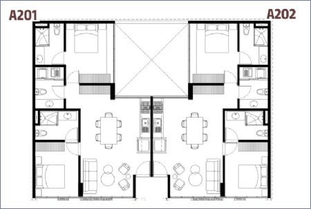 Imagen de Nivel 1: 2 unidades de 79.80 m2 - Mérida 94