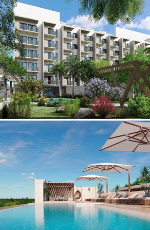 living place on plans and under construction for sale in Cancún - Cancún