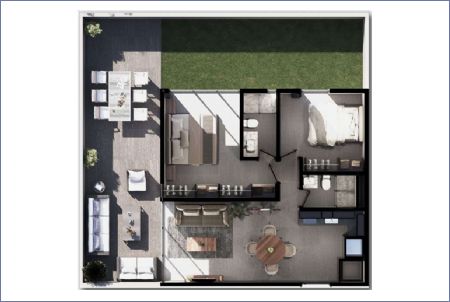 Imagen de Unidad 103 - Nivel 1 : 125.7 m2 - 2 habs - 2 baños - Rodo Ontario