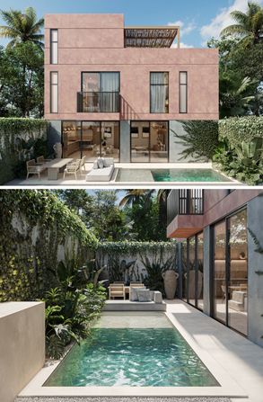 Desarrollos inmobiliarios sobre planos, en preventa, en construcci&oacute;n y terminados para la venta en Region 15 - Tulum