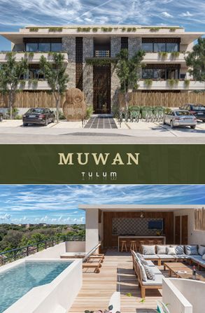 Desarrollos inmobiliarios sobre planos, en preventa, en construcci&oacute;n y terminados para la venta en Aldea Zama - Tulum