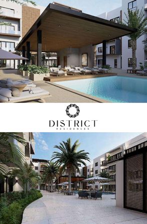 living place on plans and under construction for sale in Punta Cana - Punta Cana