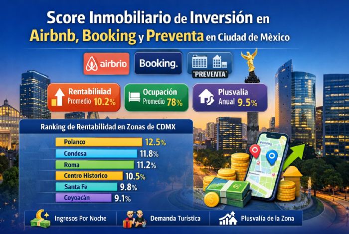 Foto artículo: Ciudad de México - Inversión inmobiliaria (Airbnb, Booking)