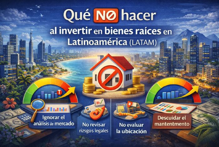 Foto artículo: Qué NO hacer al invertir en bienes raices en Latinoamerica