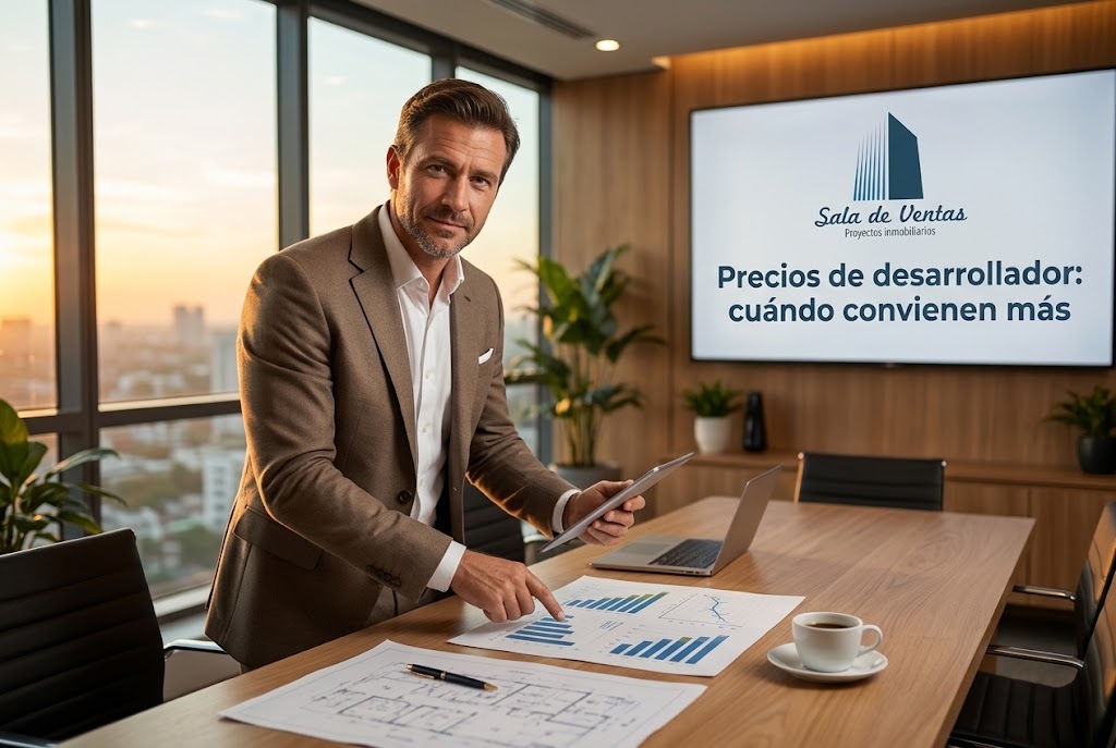 Precios de desarrollador: cuándo convienen más
